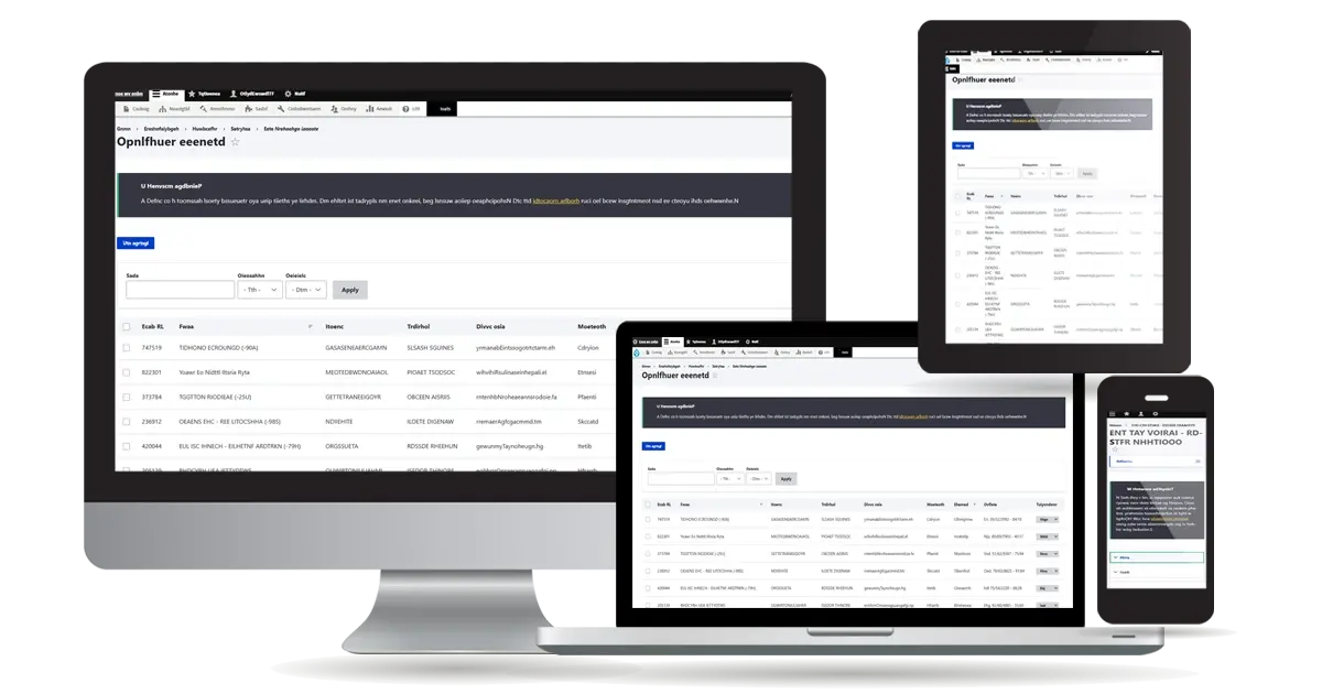 Plateforme métier pour la gestion de mesures environnementales